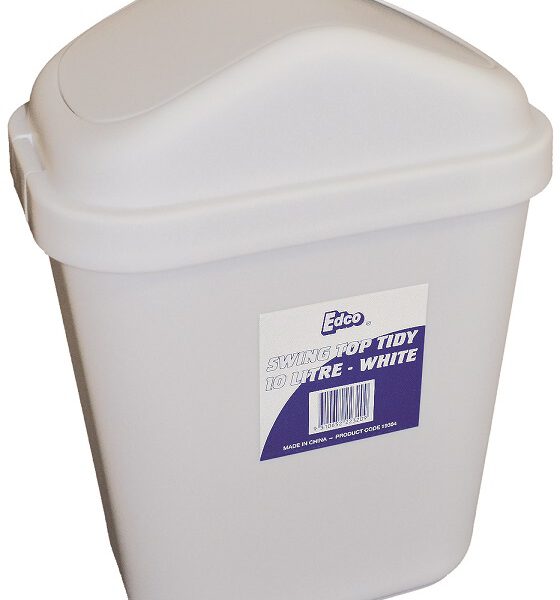 19304 Edco Swing Top Tidy 10ltr