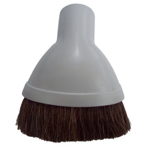Round Dusting Brush, Grey, Horse Hair, 32mm