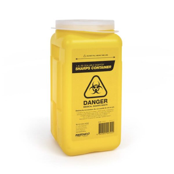 Terumo sharps container, 1.4 litre