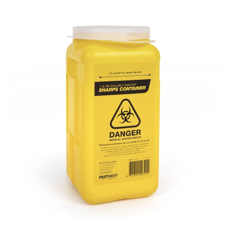 Terumo sharps container, 1.4 litre