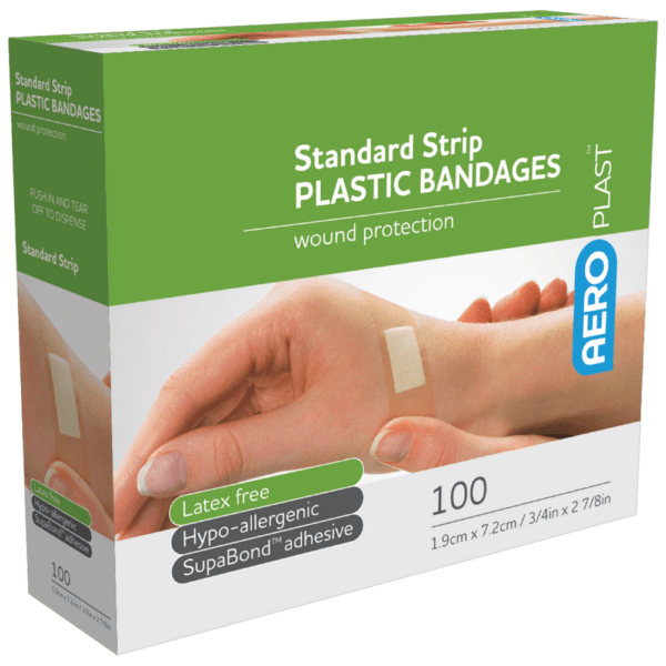 Aeroplast Latex Free Bandaids, box of 100