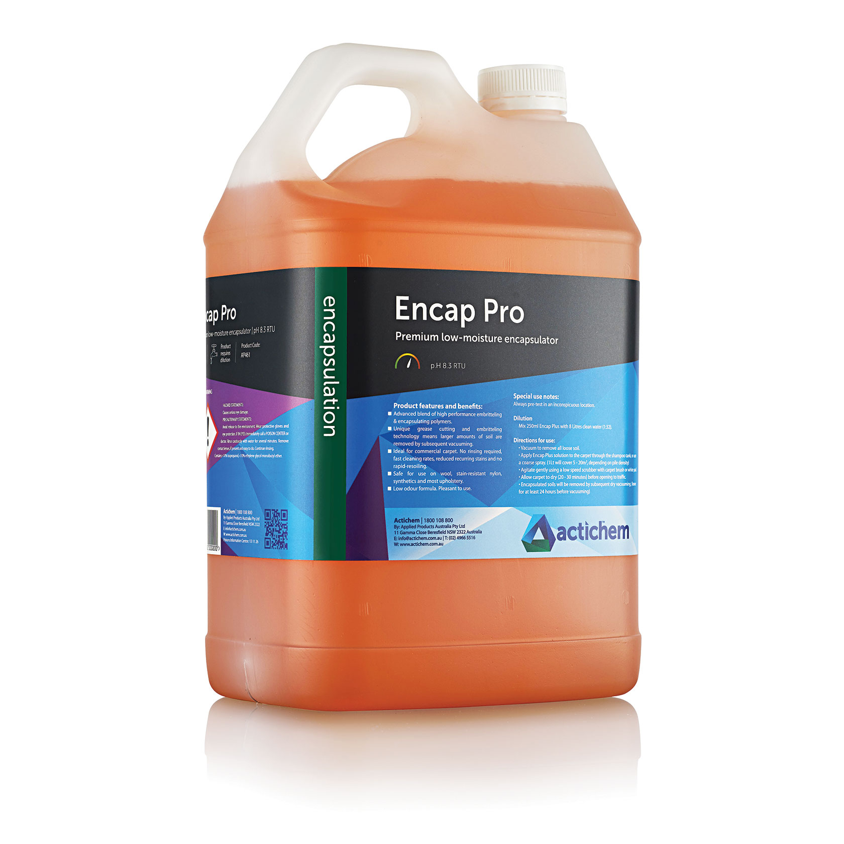 Actichem Encap Pro carpet cleaning detergent, 5 litres