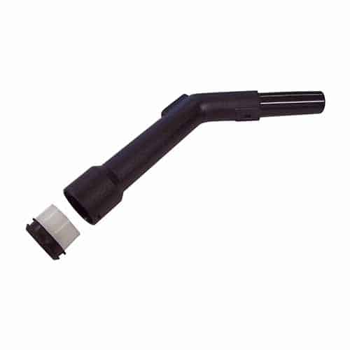 Bent end piece, curved chrome, 32mm