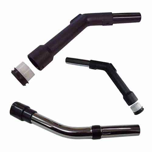 Bent end piece, curved chrome, 32mm