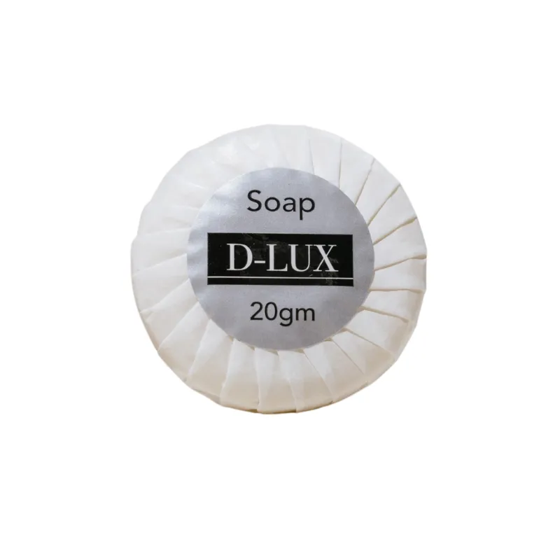 DLux pleated bath soap, 20g, carton of 500