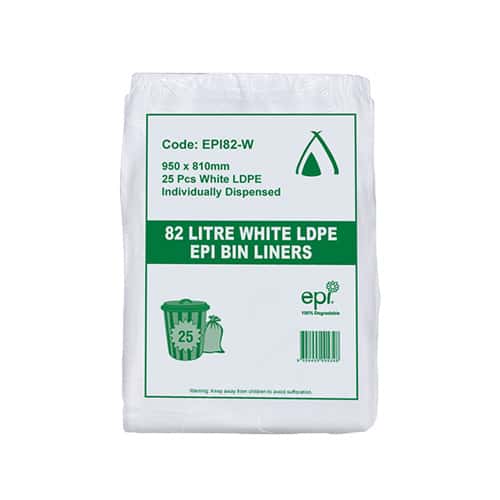 36L White EPI Kitchen Tidy Bin Liner