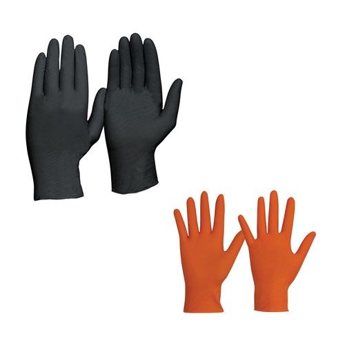 Pro Choice heavy duty nitrile gloves, size Large, box of 100