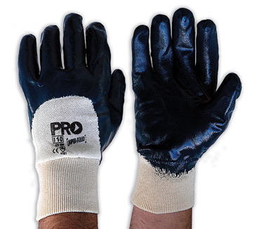 Pro Choice SuperGuard blue dipped glove, size 10