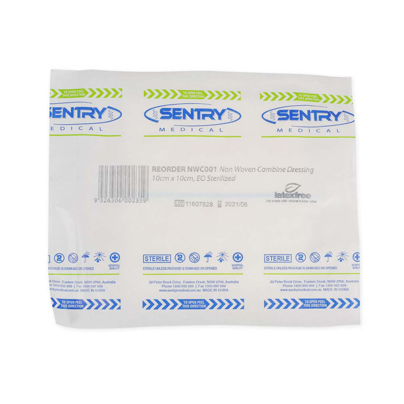 Sentry Medical Non Woven Combine Dressing 20cm x 20cm
