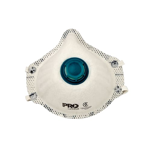 PC531 P2 Mask with Valve and Active Carbon Filter, 12 Pack