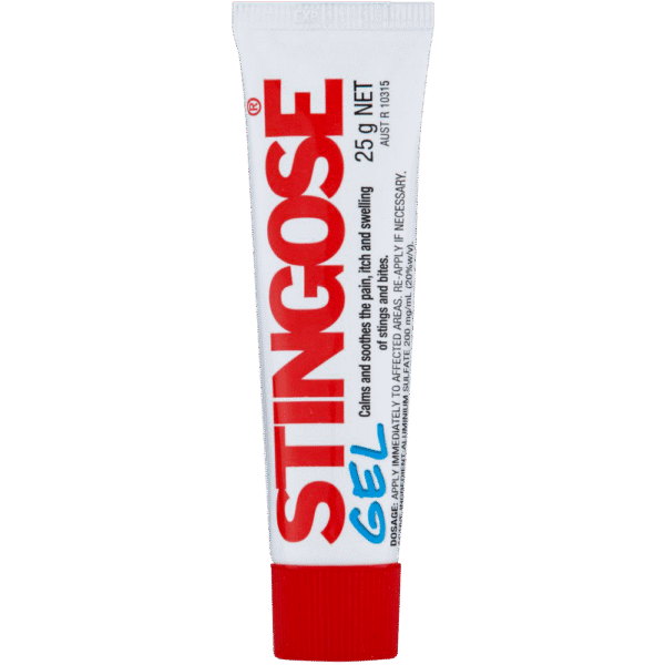 Stingose gel insect bite relief, 25g tube