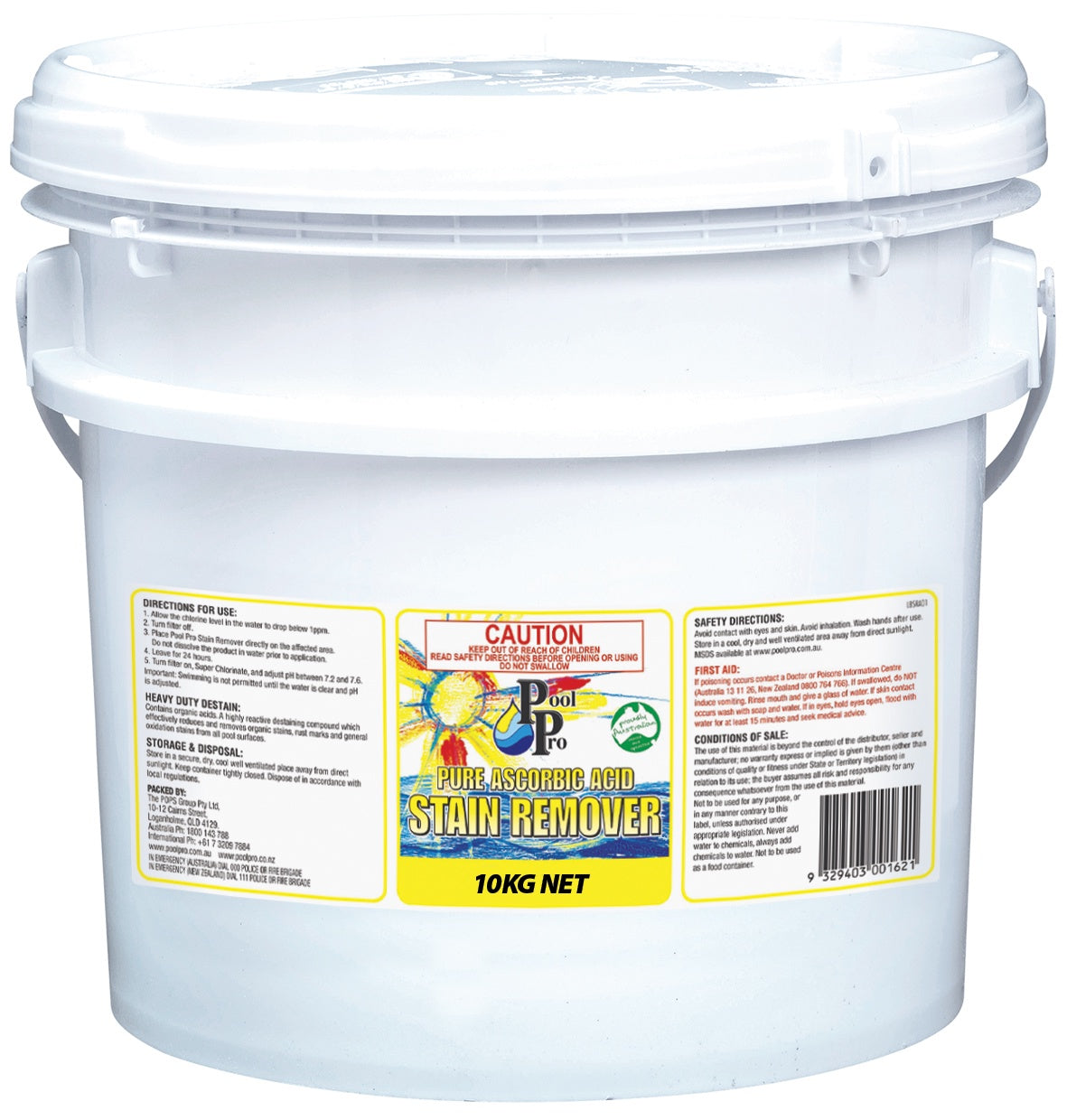 Pool Pro ascorbic acid stain remover, 10kg