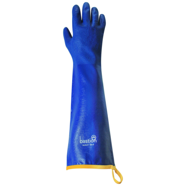 Bastion Almada Nitrile Cotton Lined Gloves, 500mm