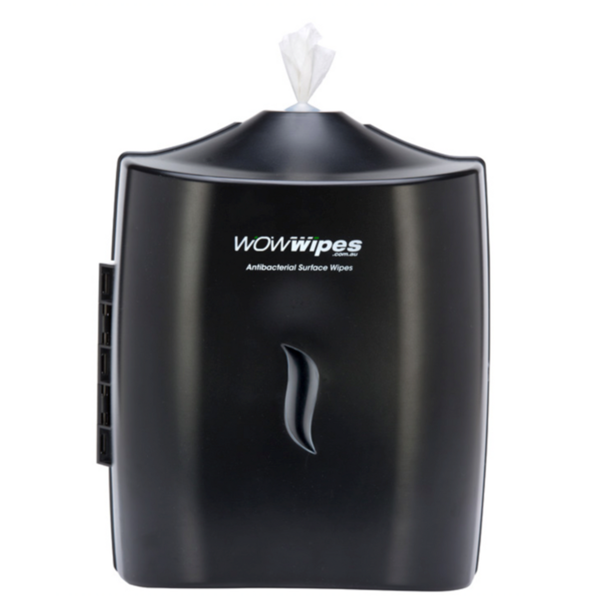 Wow Wipes wall mounted dispenser, black