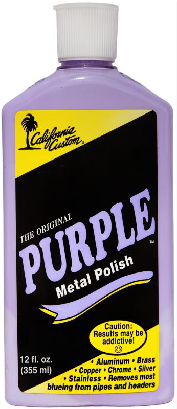 California Custom Purple Metal Polish 355ml