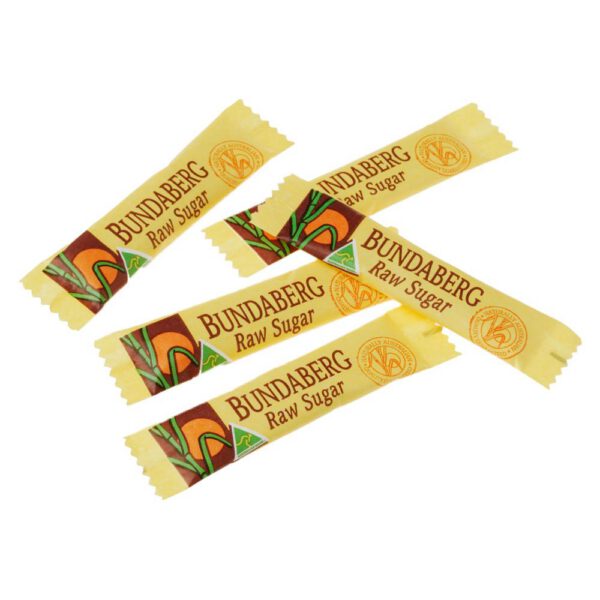 Bundaberg Raw Sugar Sticks 3G Sachet Carton of 2000
