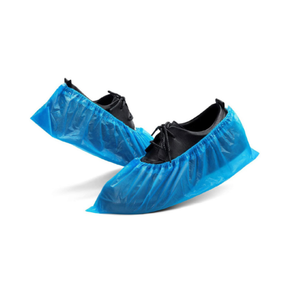Apollo Shoe Covers Blue CPE Carton of 1000