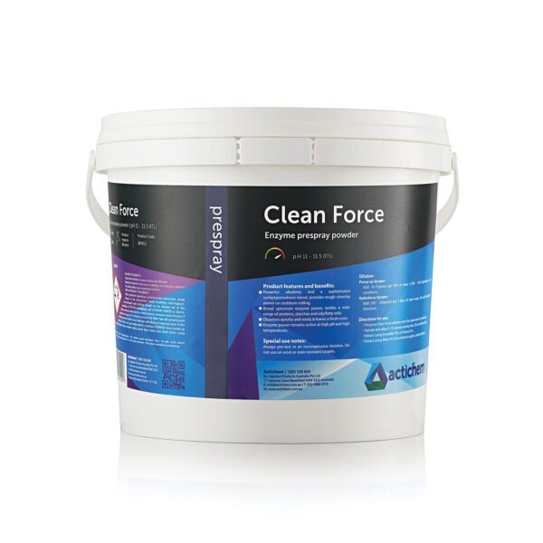 Actichem Clean Force Enzyme Powder Pre Spray 4.5KG