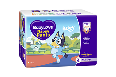 Babylove Nappy Pants Size 4, 9-14kg, 56 Pack