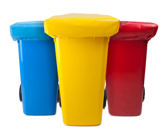 SpillSmart Wheelie Bin Cover 240L Red