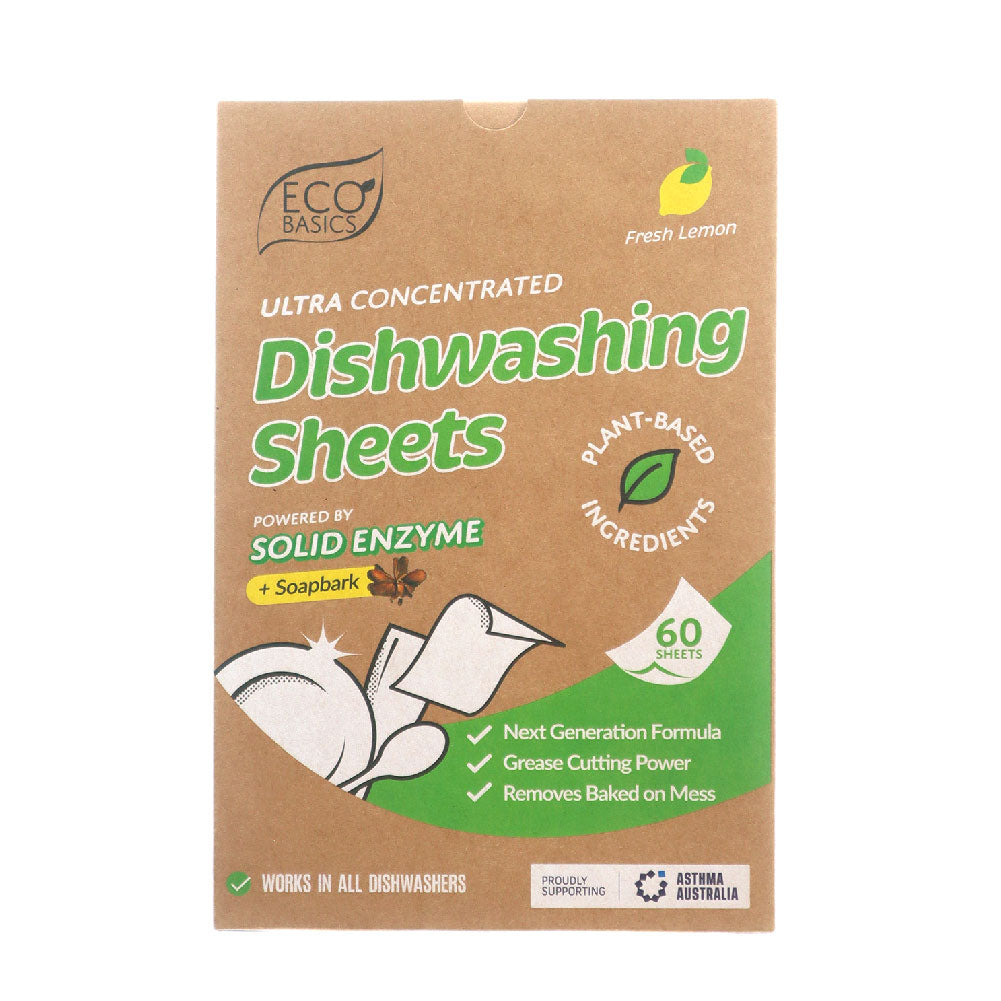 Eco Basics Dishwasher Sheets 60 pack