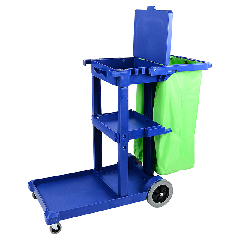 65040 Rapidclean Janitors Cart W Lid 2
