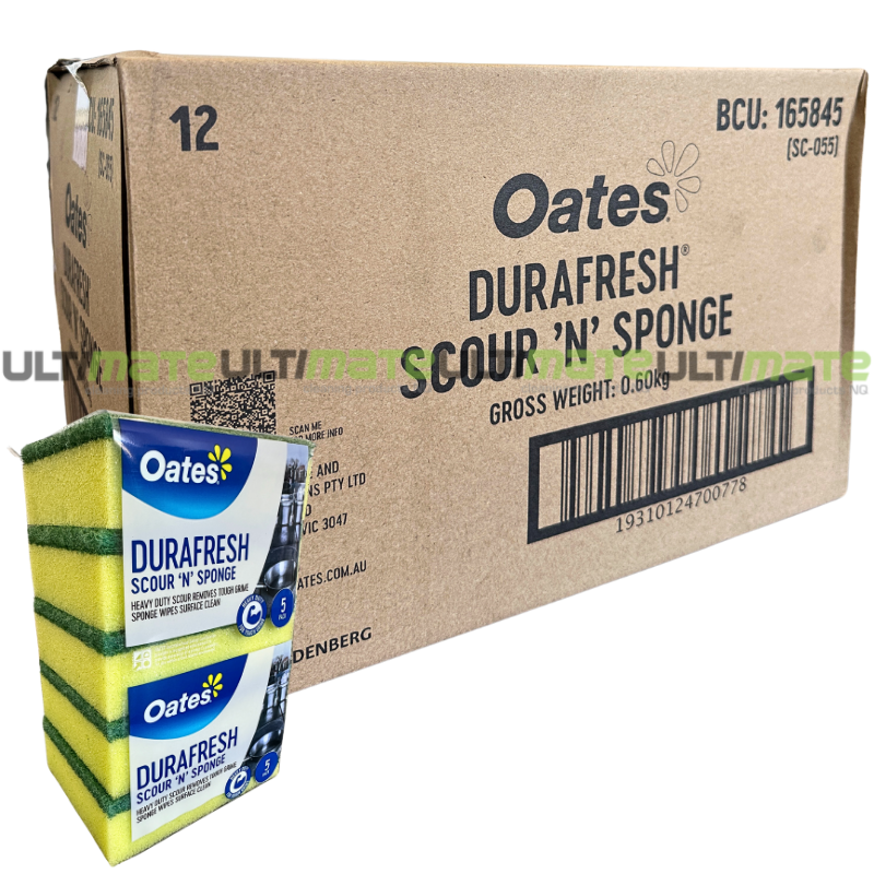 Coates Durafresh Scour N Sponge Carton