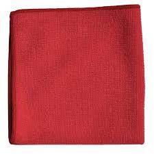 Diversey Taski Microfibre Cloths 20 Pack Red