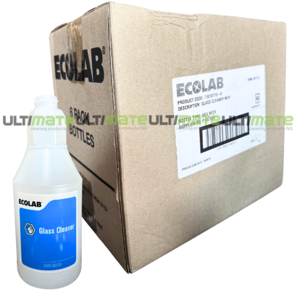 Ecolab Glass Cleaner Label