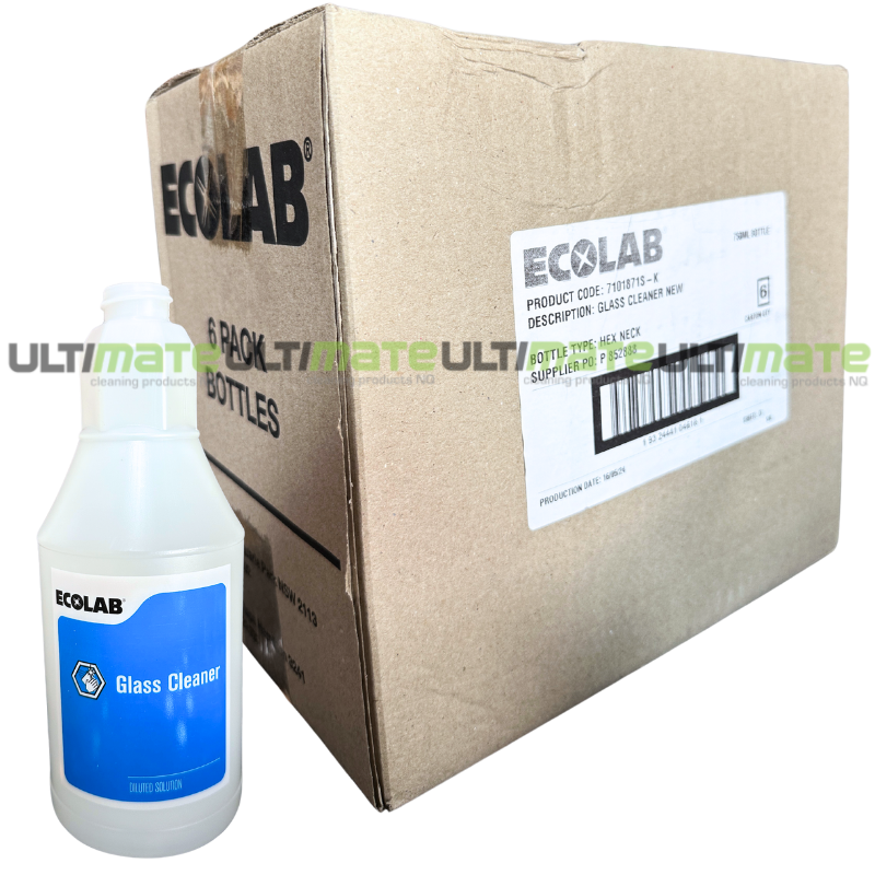 Ecolab Glass Cleaner Label