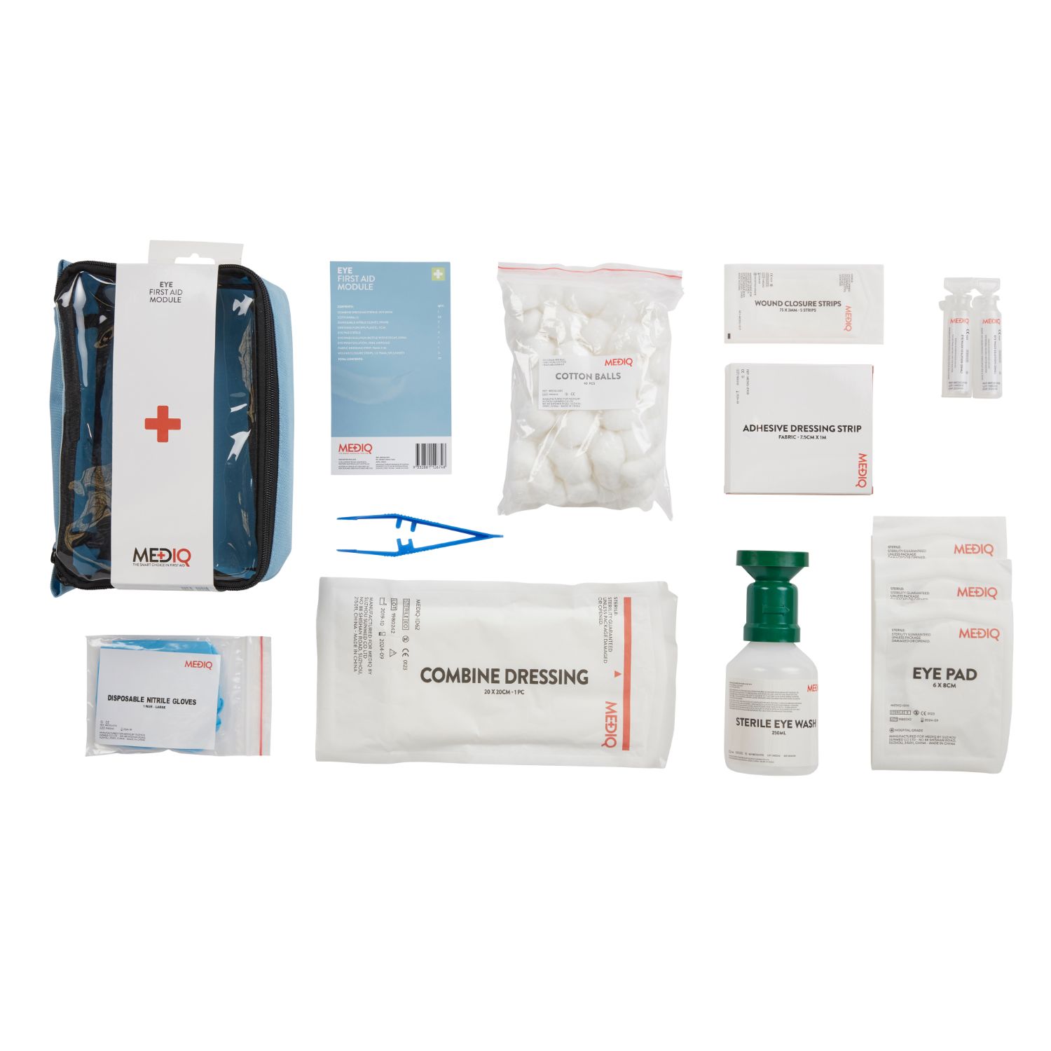 Mediq Eye Compact First Aid Kit Contents