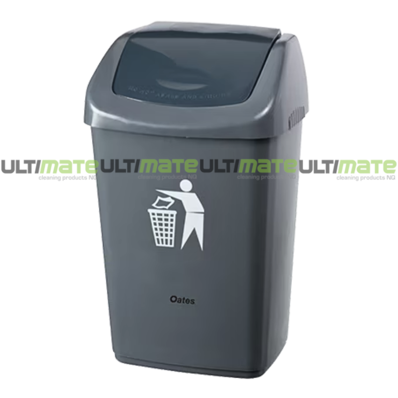 Oates Flip Bin Grey 40l
