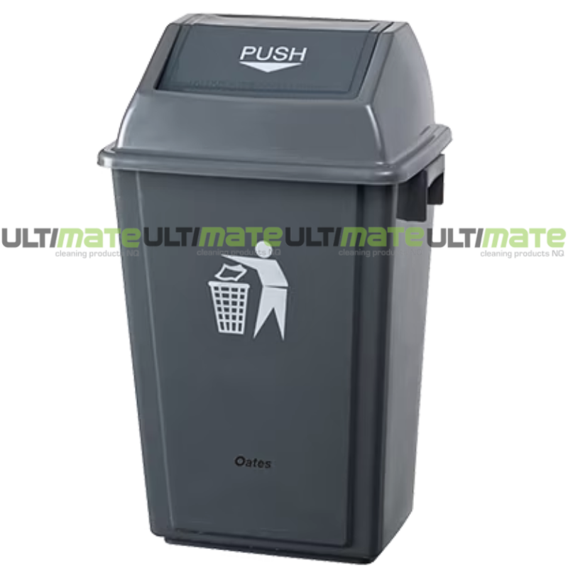 Oates Flip Bin Grey 60l