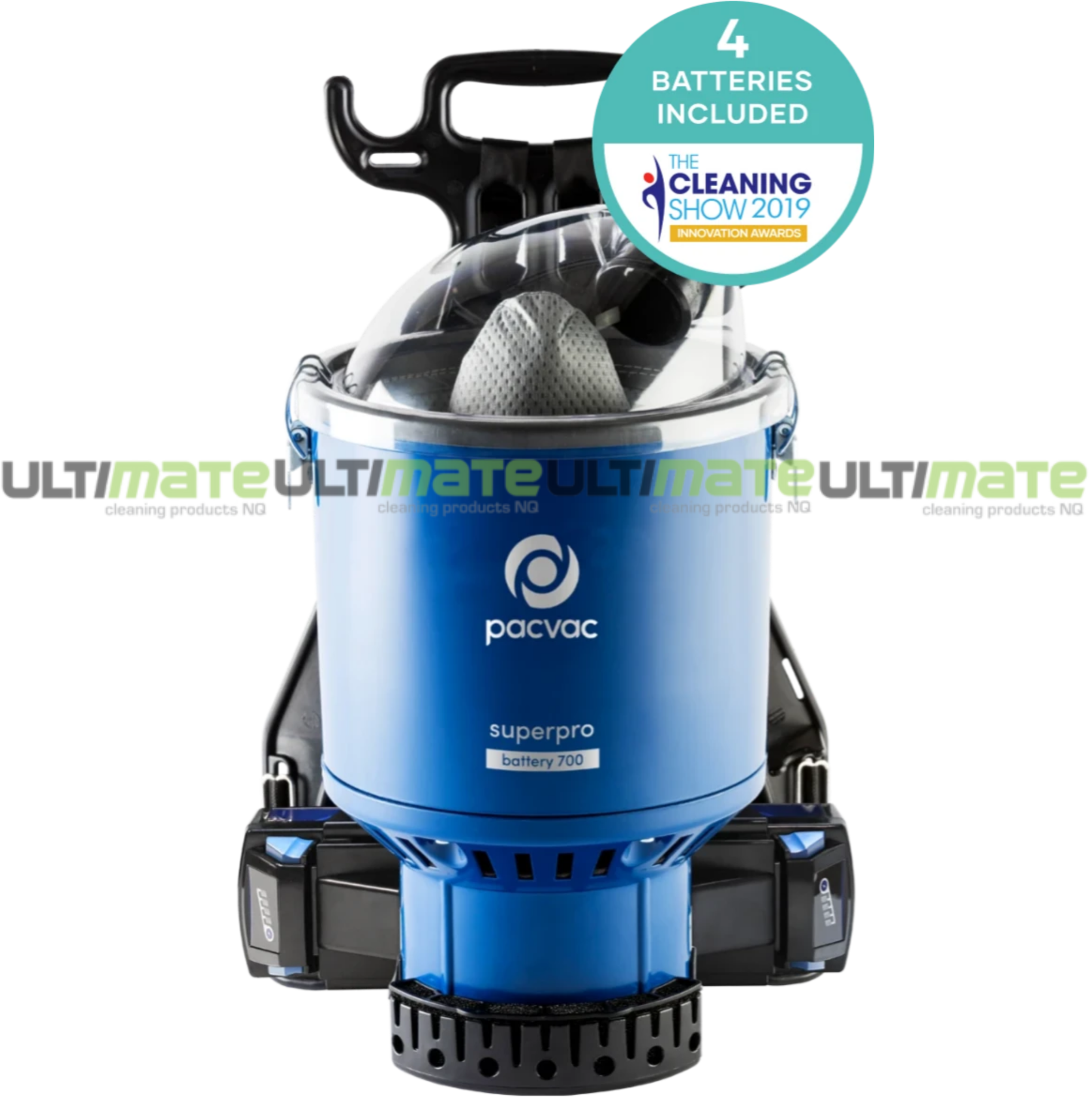 Pacvac Velo Go Battery Backpack Vacuum