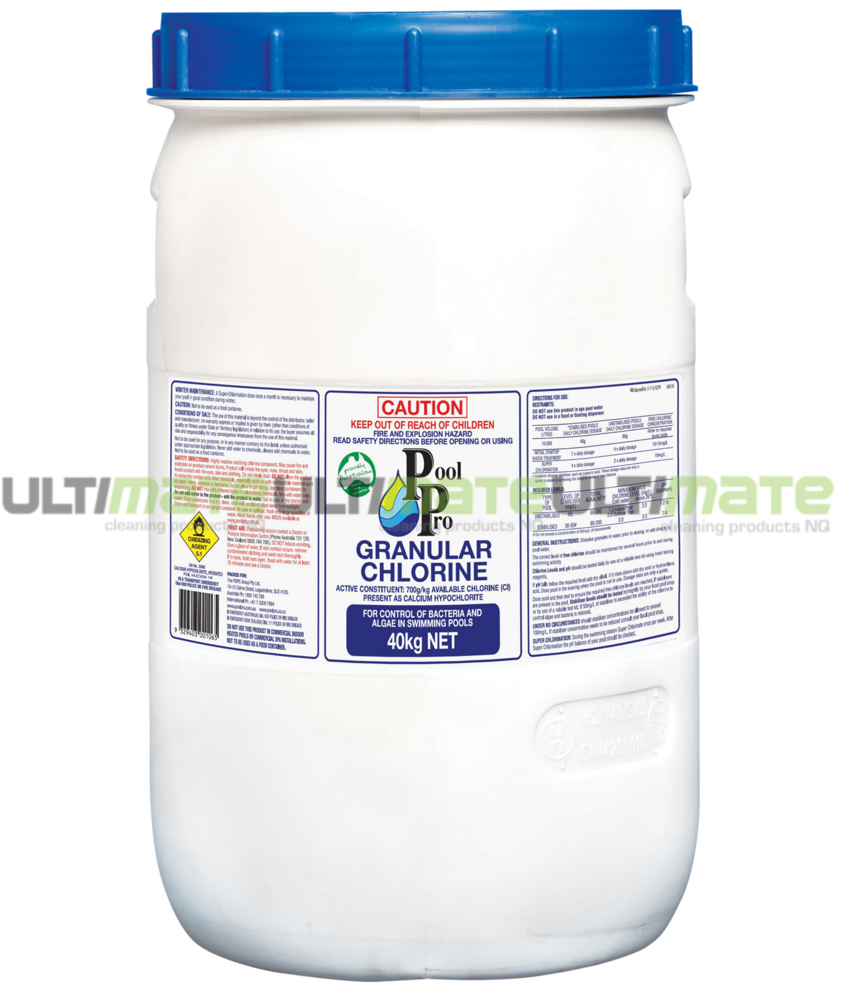 Pool Pro Granular Chlorine 40kg