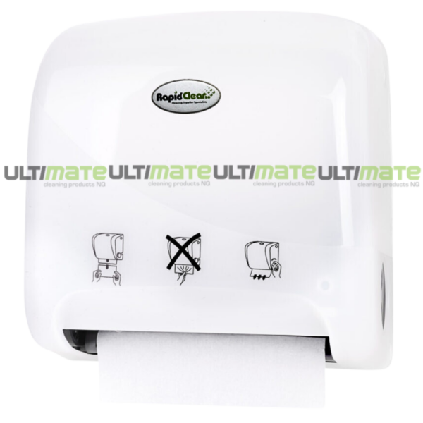 Rapidclean Auto Cut Mini Dispenser White
