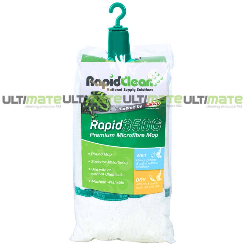 Rapidclean Microfibre Mop Green