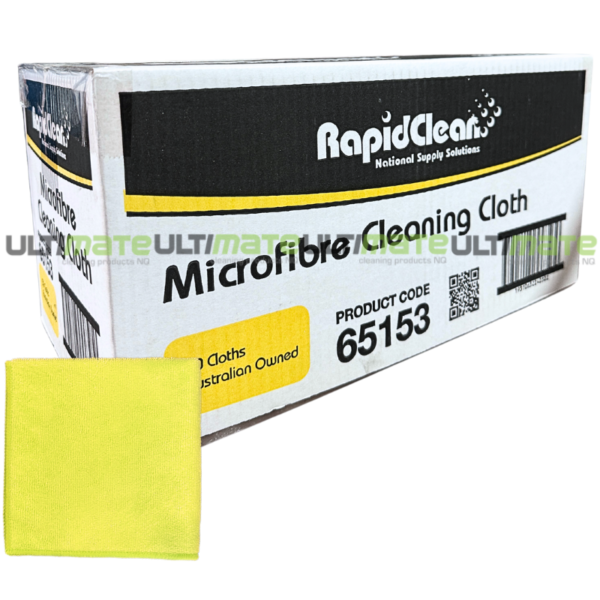 Rapidclean Microfibre Yellow Carton