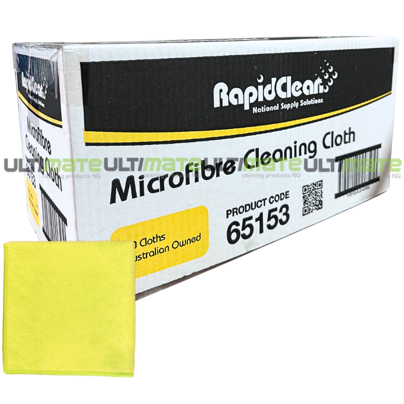 Rapidclean Microfibre Yellow Carton