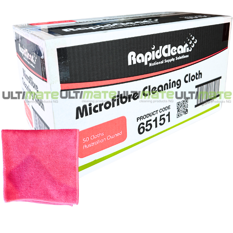 Rapidclean Red Micro Cloth Carton