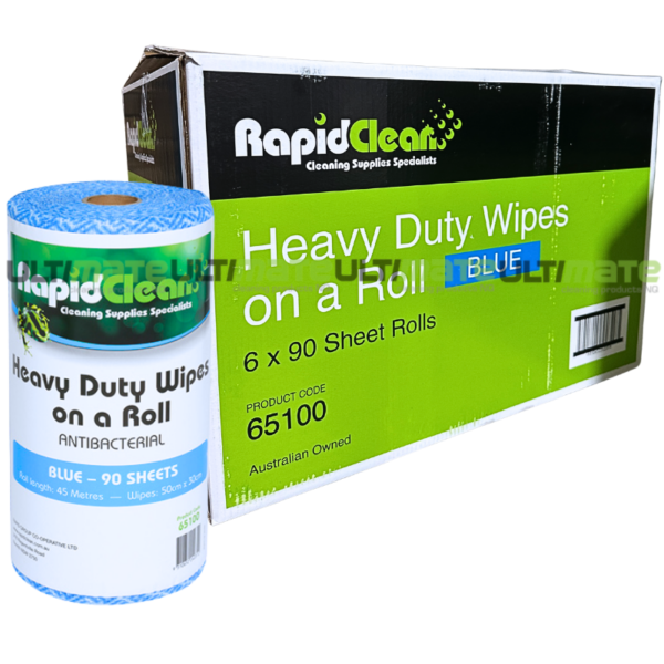 Rapidclean Wipes Blue Carton