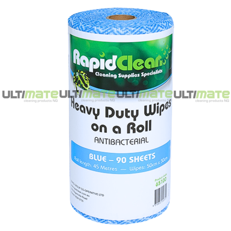 Rapidclean Wipes Blue Each