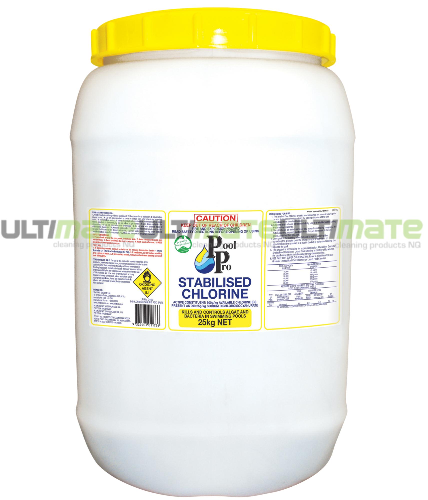 Stabilised Chlorine 25kg