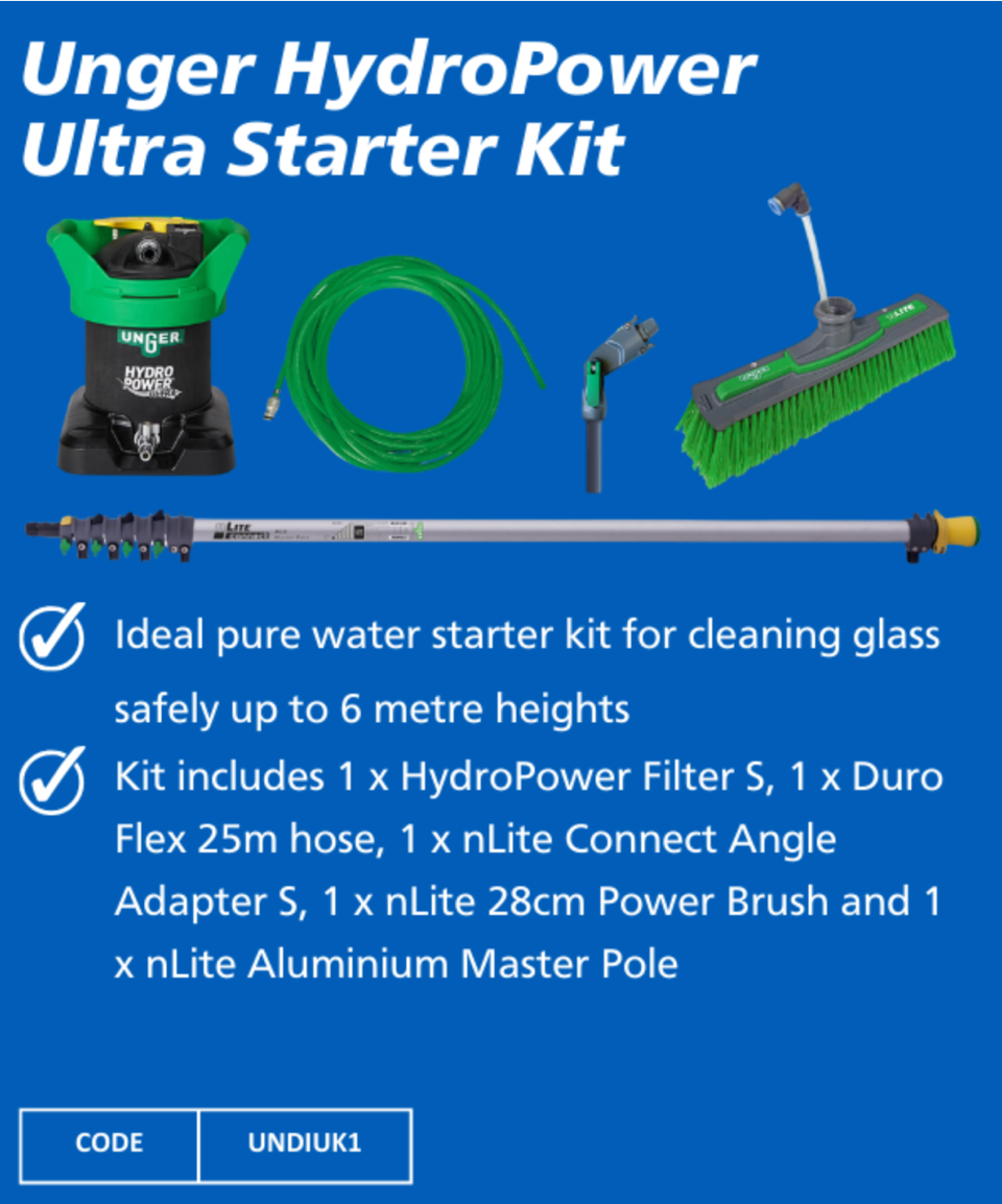 Unger Hydropower Ultra Starter Kit
